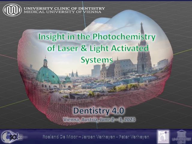 nanowhite_tandenbleken Conferentieposter: Inzicht in de fotochemie van laser- en lichtgeactiveerde systemen. Dentistry 4.0, Wenen, 2-3 juni 2023.